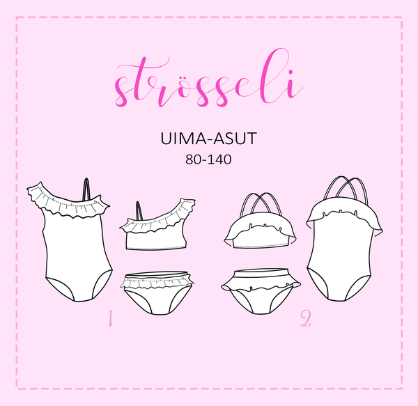 Str&ouml;sseli uima-asut lapsille By Hattarankeveit&auml;