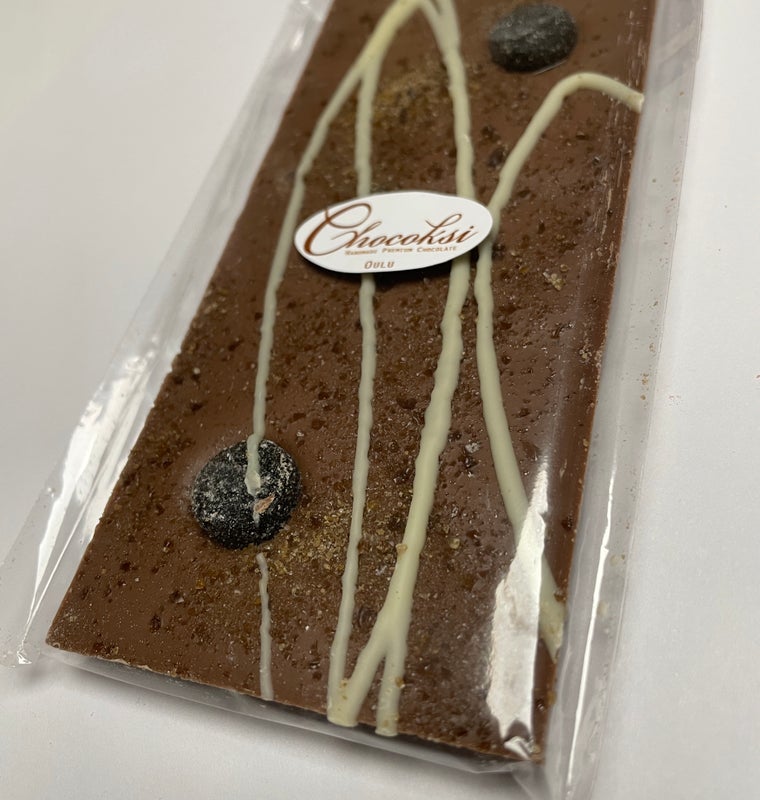 Tervalla maustettu maitosuklaa