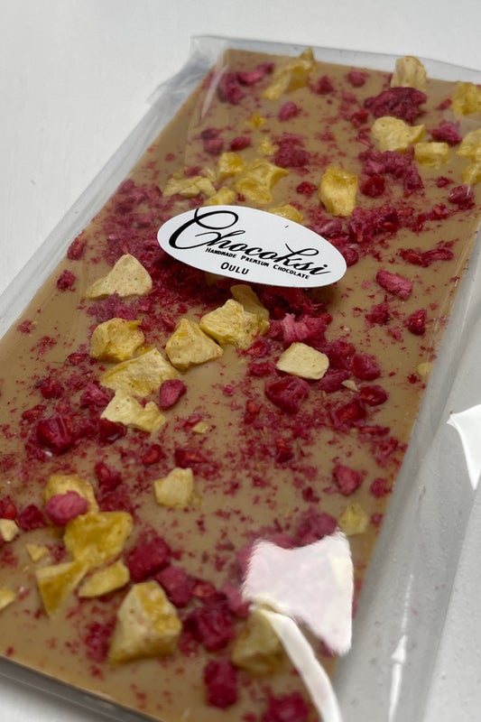 Caramelsuklaa vadelma ja mango