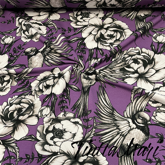 1,5m PALA Serenity luomujoustocollege, tumma lila