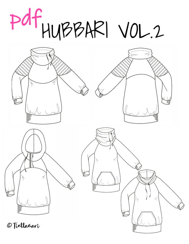 PDF HUBBARI Vol 2 sis&auml;lt&auml;&auml; sivuvetoketjullisen takkimallin